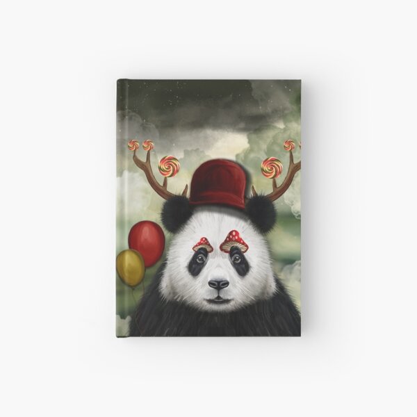 Item preview, Cute Panda, Handpainted Fantasy Animal Art Gift for Kids designed and sold by InkyGenies.