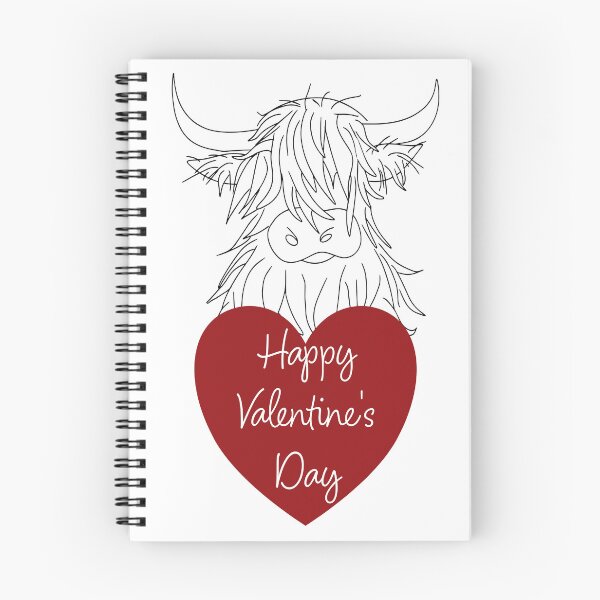 Item preview, Highland Cow Valentine designed and sold by Ashlison.