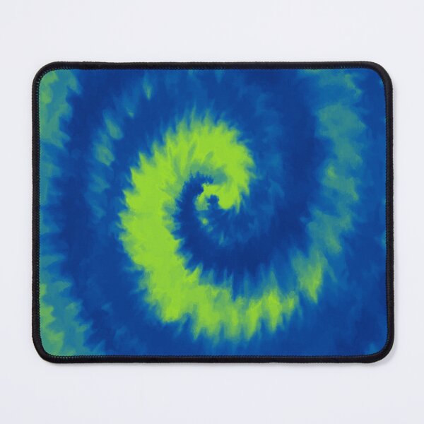 Item preview, Colorful Swirl in Phosphoric Green & Blue Pattern 44 designed and sold by Manal-Patterns.