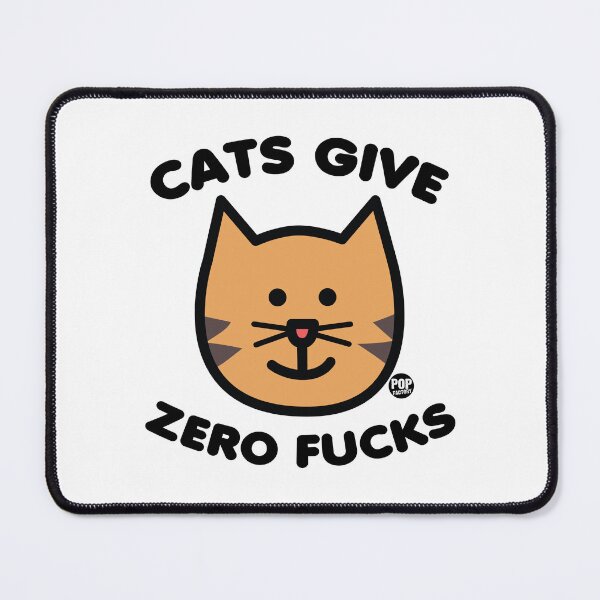 Item preview, Cats give zero fucks designed and sold by TODD GOLDMAN.