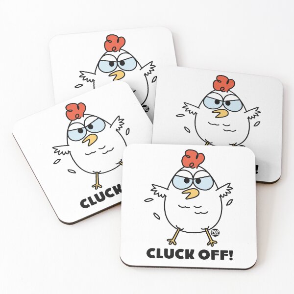 Item preview, Cluck off - Angry funny chicken designed and sold by TODD GOLDMAN.