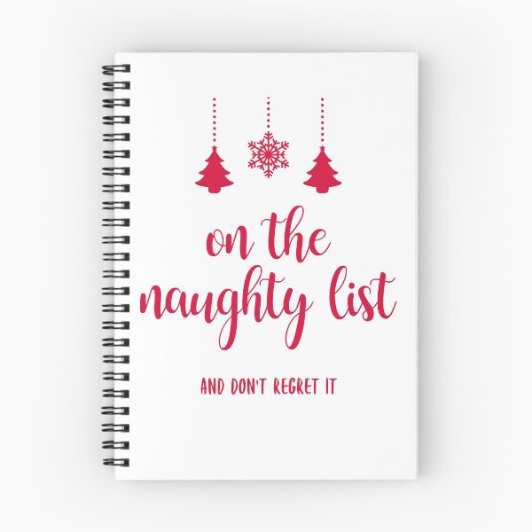 Item preview, On The Naughty List & Regret Nothing Christmas Gift designed and sold by Maindy.
