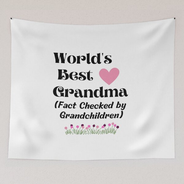 Item preview, World's best grandma, Fact checked by grandchildren designed and sold by Rubi16.