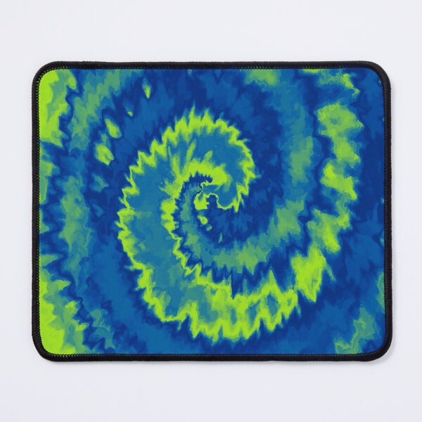 Item preview, Colorful Swirl in Phosphoric Green & Blue Pattern 45 designed and sold by Manal-Patterns.