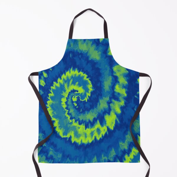 Item preview, Colorful Swirl in Phosphoric Green & Blue Pattern 45 designed and sold by Manal-Patterns.