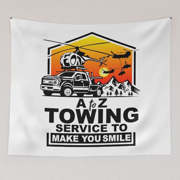 Item preview, A to Z TOWING SERVICE TO MAKE YOU SMILE designed and sold by Concept-Hub.