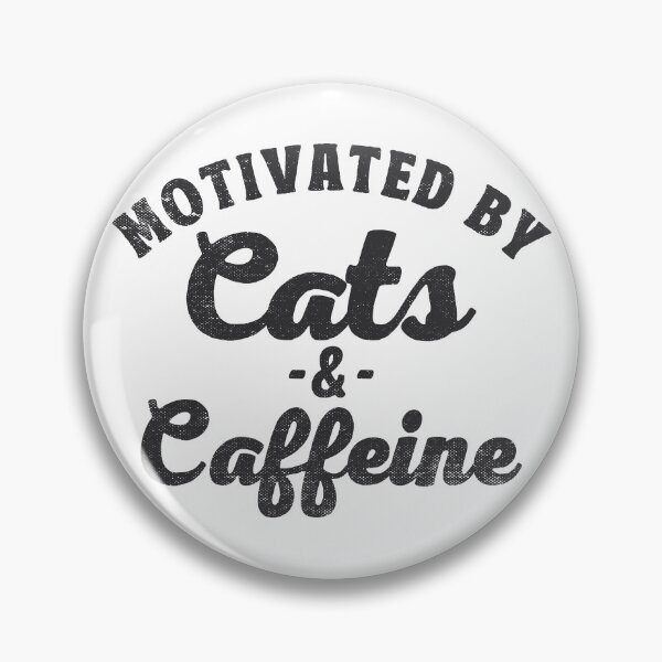 Item preview, Motivated By Cats And Caffeine Cat Lover Gifts designed and sold by TonySpencer.