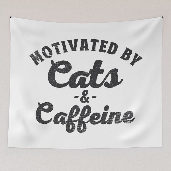 Item preview, Motivated By Cats And Caffeine Cat Lover Gifts designed and sold by TonySpencer.