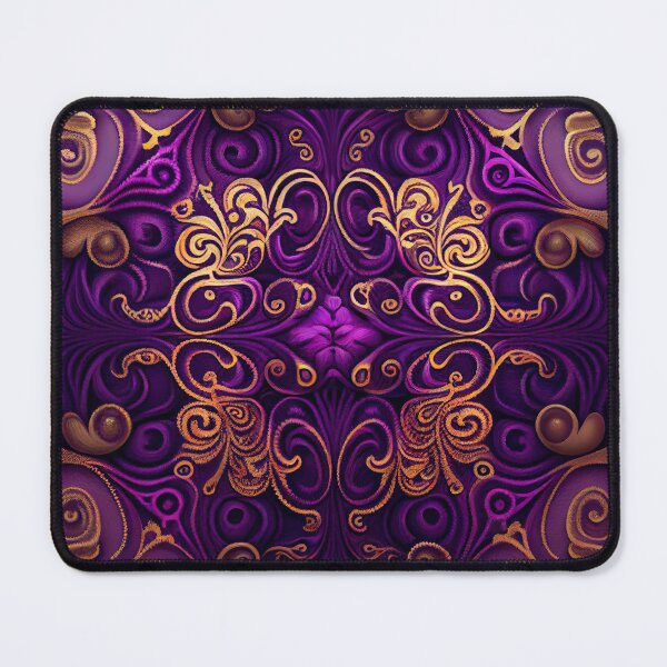 Artikelvorschau, Enchanted Purple Balanced Australian Pattern Digital Painting entworfen und verkauft von CodeAndColors.