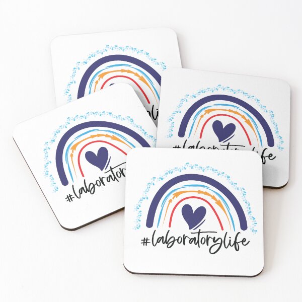 Item preview, #laboratorylife rainbow heart, lab tech, lab week designed and sold by TroveLogic.