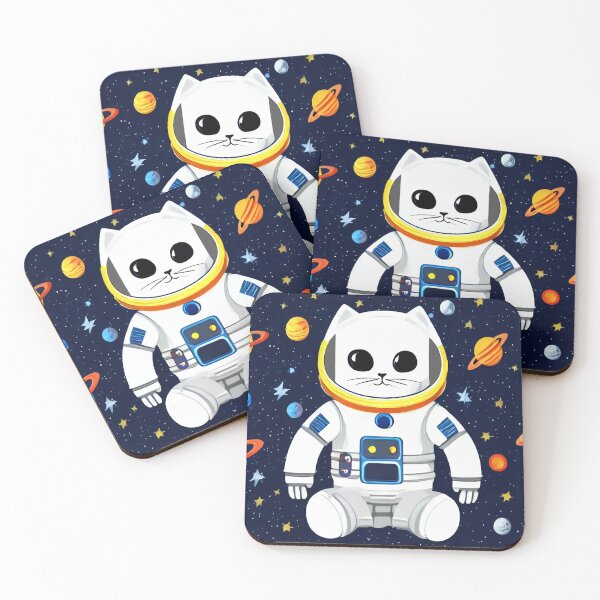 Item preview, Feline Space Cat, Astronaut in space adventure. designed and sold by I-Desire.