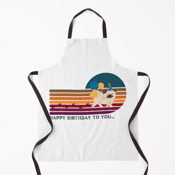 Item preview, ,,Happy Birthay to you'' Dog Vintage Colors Design baloons Classic T-Shirt designed and sold by CreativelyArt.