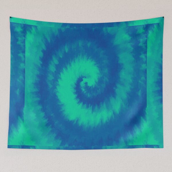 Item preview, Colorful Swirl in Green & Blue Pattern 46 designed and sold by Manal-Patterns.
