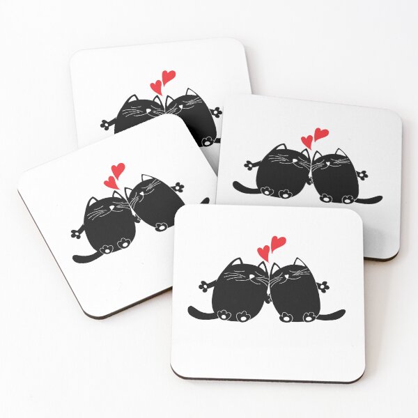 Item preview, Two black Cats In Love        designed and sold by Tasha-design.