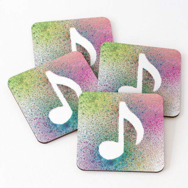 Item preview, Ink Splatters - Quaver Silhouette designed and sold by Sketchypenface.