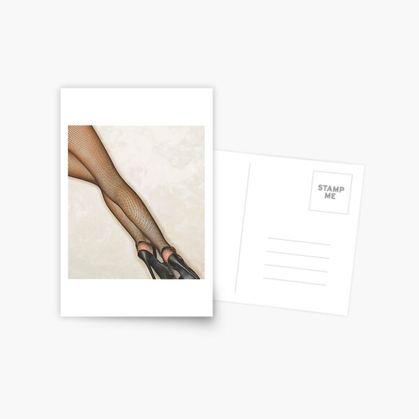 Saturday Night Stockings Postcard