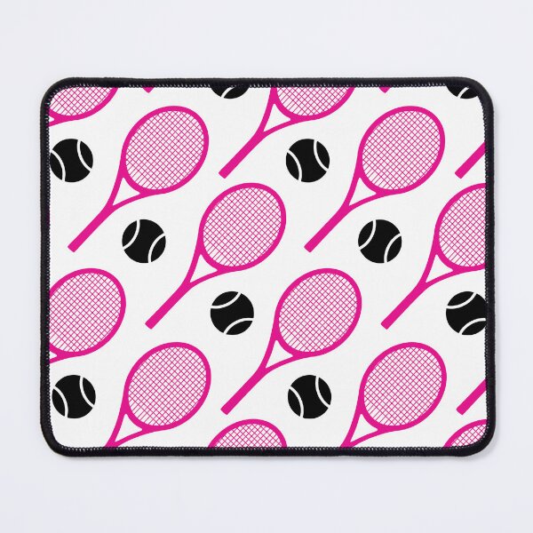 Item preview, Vivid pink Tennis rackets pattern designed and sold by FK-UK.