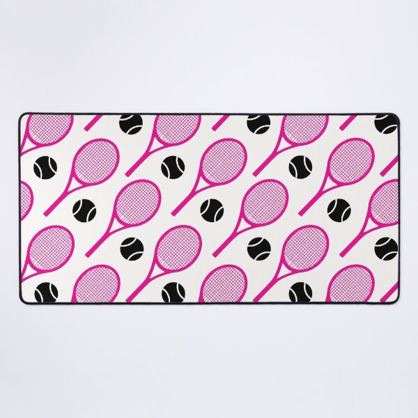 Item preview, Vivid pink Tennis rackets pattern designed and sold by FK-UK.