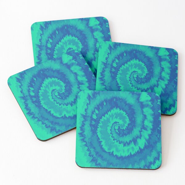 Item preview, Colorful Swirl in Blue & Green Pattern 48 designed and sold by Manal-Patterns.