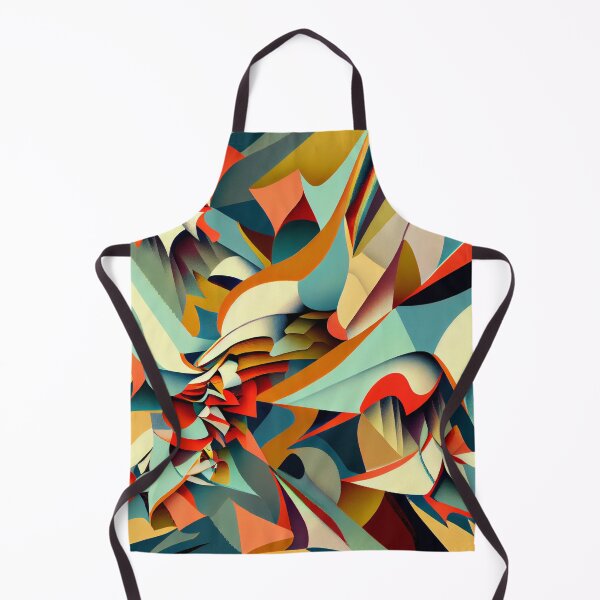 Item preview, Surreal Energetic Irregular Contemporary Pattern Digital Painting designed and sold by CodeAndColors.