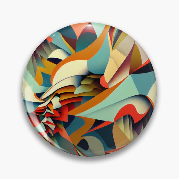 Artikelvorschau, Surreal Energetic Irregular Contemporary Pattern Digital Painting entworfen und verkauft von CodeAndColors.