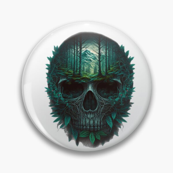 Item preview, Dark Forest Skull designed and sold by naffany.