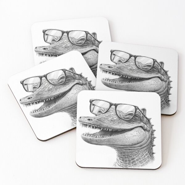 Item preview, Crocodile with glasses designed and sold by AlexisLeib.