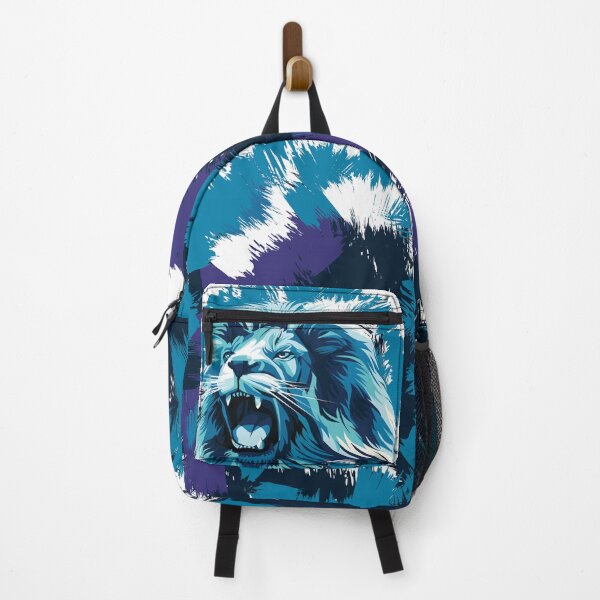 Item preview, Blue wild lion designed and sold by professorguru.