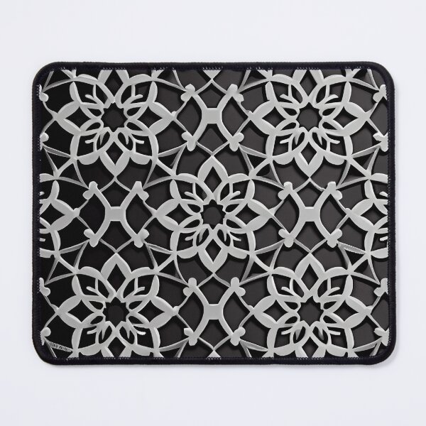 Item preview, Monochromatic Moroccan Pattern Digital Painting designed and sold by CodeAndColors.