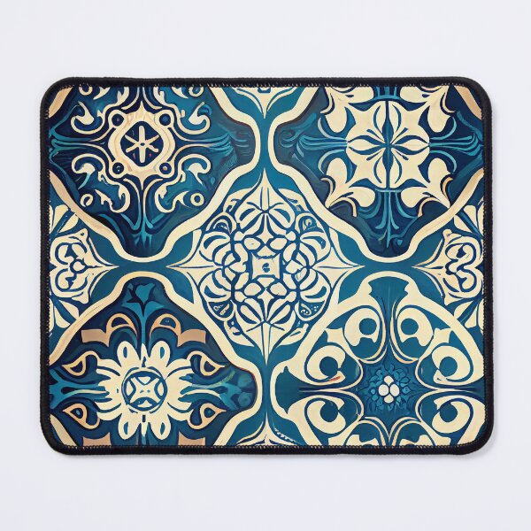 Item preview, Soft Vivid Calming New Mediterranean Pattern Digital Painting designed and sold by CodeAndColors.
