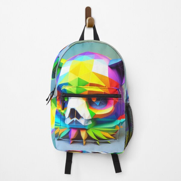 Item preview, Rainbow Skull Panda designed and sold by Unimpressed Panda.