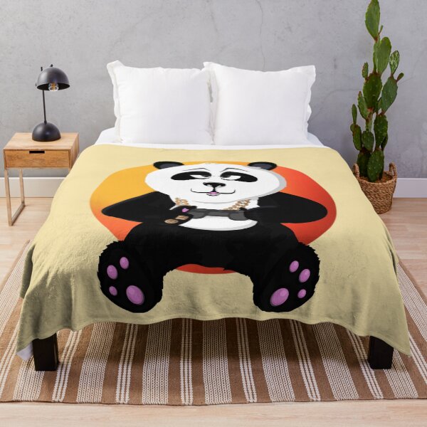 Item preview, Gaming panda with gold shirt designed and sold by TipTopTapo.