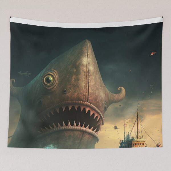 Item preview, Horror big sea monster. designed and sold by AndrewWorld.