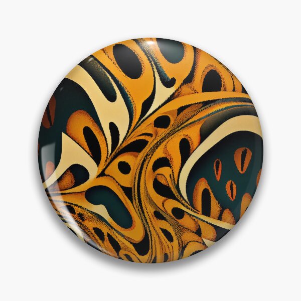 Artikelvorschau, Dynamic Organic Animal Print Pattern Digital Painting entworfen und verkauft von CodeAndColors.