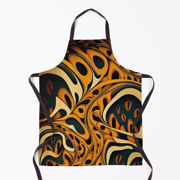 Artikelvorschau, Dynamic Organic Animal Print Pattern Digital Painting entworfen und verkauft von CodeAndColors.