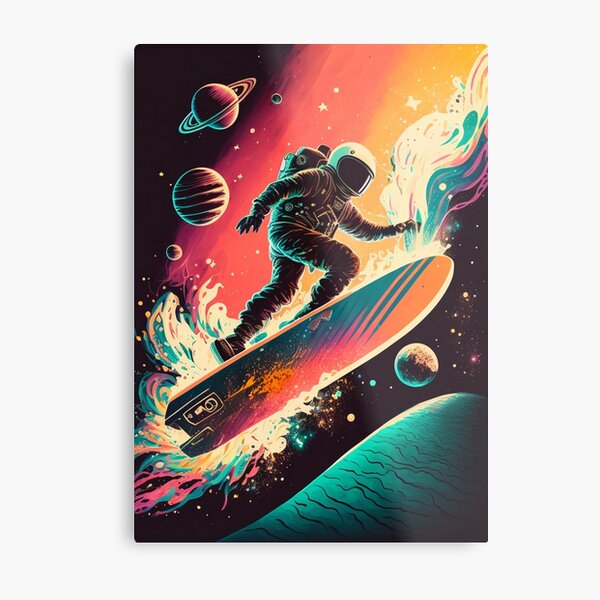 Interstellar Waverider Metal Print