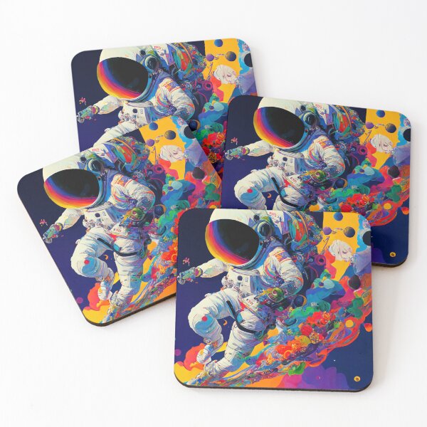 Item preview, Colorful style astronaut designed and sold by IA-Art-Design.