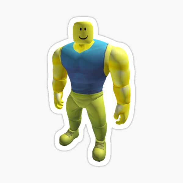 Lil roblox noob Sticker for Sale by Gummybearzz