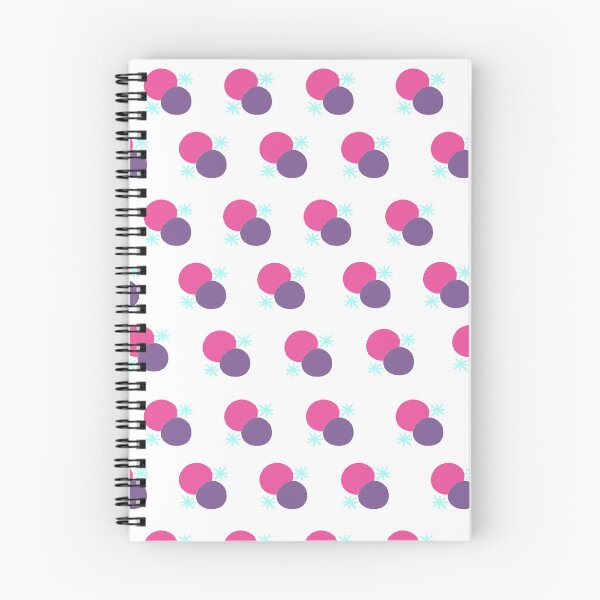 Item preview, Pink and Purple Geometric Pattern with Circles and Asterisks designed and sold by dKarthdesign.