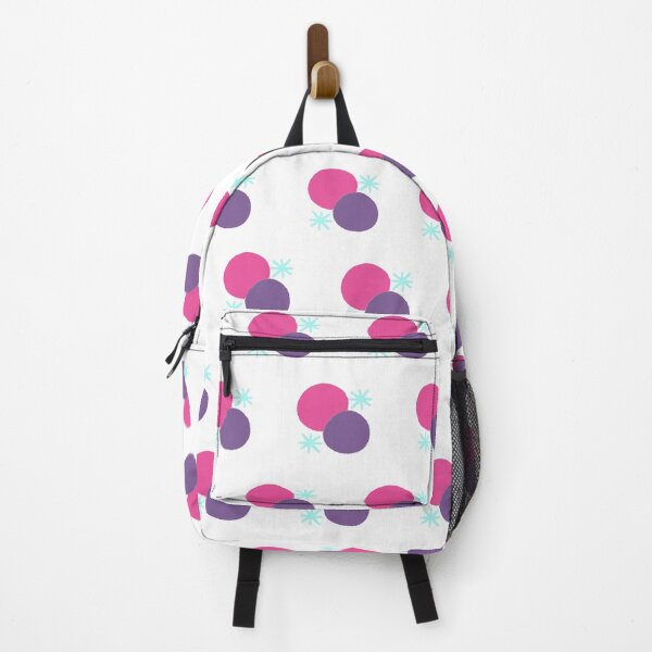 Item preview, Pink and Purple Geometric Pattern with Circles and Asterisks designed and sold by dKarthdesign.