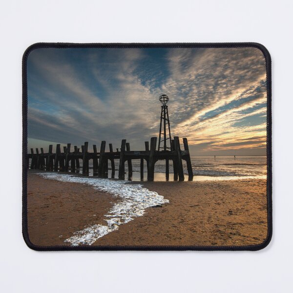 Item preview, Sunset over St Annes Jetty in Lancashire designed and sold by Martin Lawrence.
