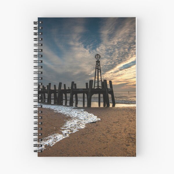 Item preview, Sunset over St Annes Jetty in Lancashire designed and sold by Martin Lawrence.
