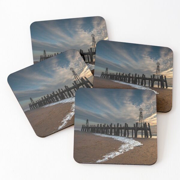 Item preview, Sunset over St Annes Jetty in Lancashire designed and sold by Martin Lawrence.