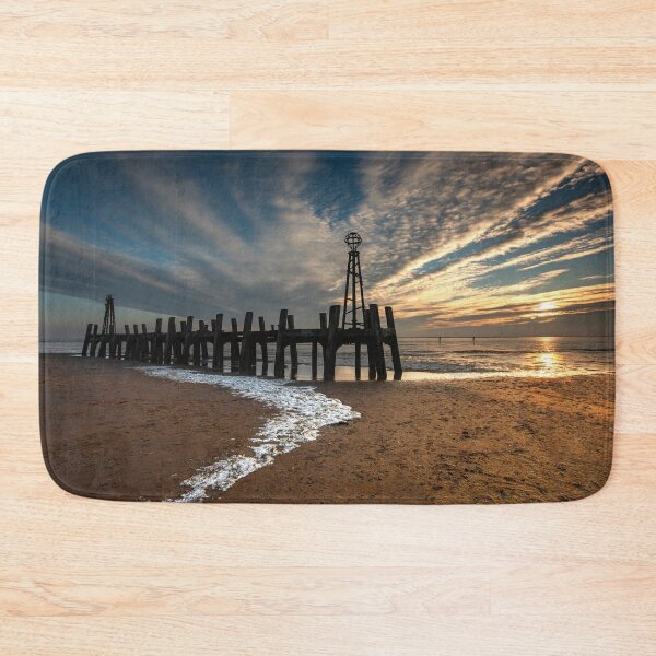 Item preview, Sunset over St Annes Jetty in Lancashire designed and sold by Martin Lawrence.