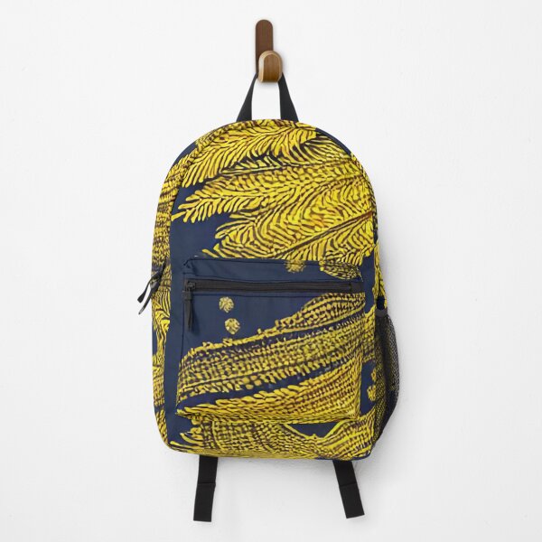 Item preview, Organic gold on blue designed and sold by CallaCoralia.