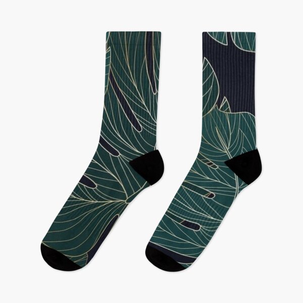 Item preview, Dark Green Monstera Leaves  designed and sold by ZedColors.