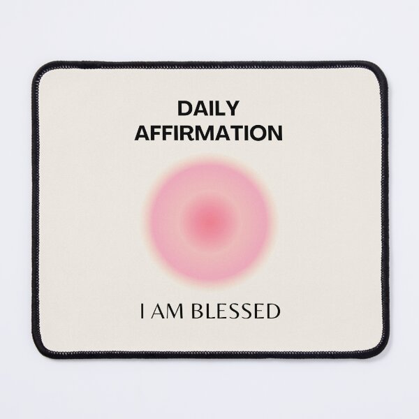 Item preview, Daily Affirmation, Positive Affirmation, Positive, Spiritual, Aura Gradient Art designed and sold by Magic Love Art Print.