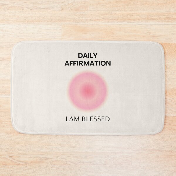Aperçu de l'œuvre Affirmation quotidienne, Affirmation positive, Positif, Spirituel, Aura Gradient Art créée et vendue par Magic Love Art Print.