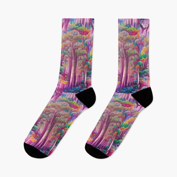 Item preview, Beautiful Japanese Rainbow coloured Forrests. designed and sold by Tiannalaw.