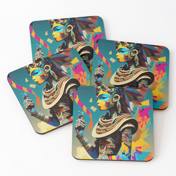 Item preview, tutankhamen colorful style designed and sold by IA-Art-Design.